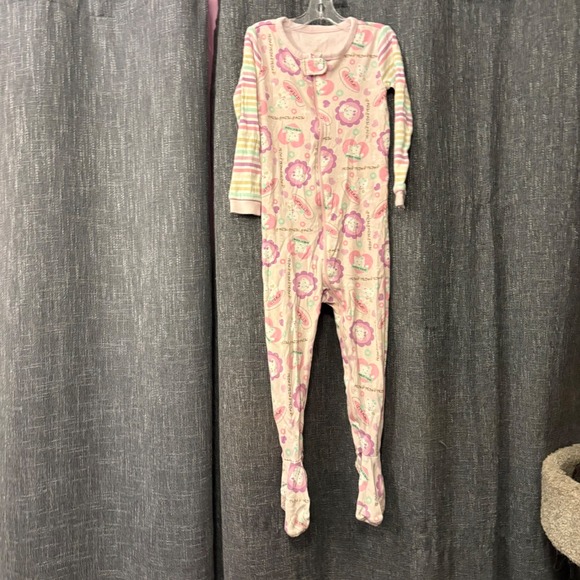 Baby Place Sleepwear Footed Pajamas Onesie Pink Cat (Girls 3T) - Picture 2 of 7